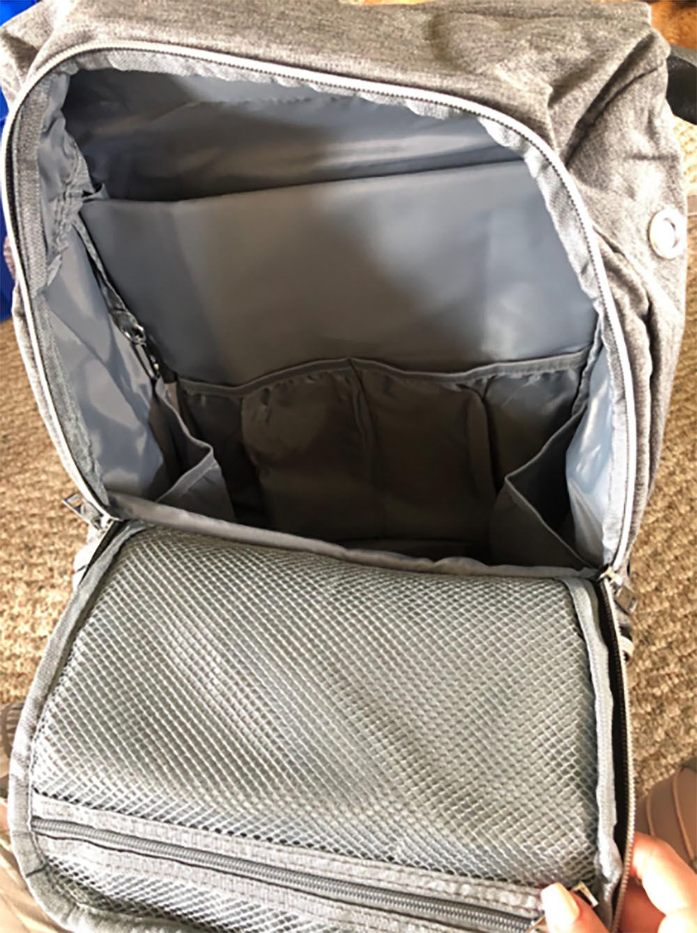 Customer photo review of Explorer Diaper Backpack (40% Off NOW!)
