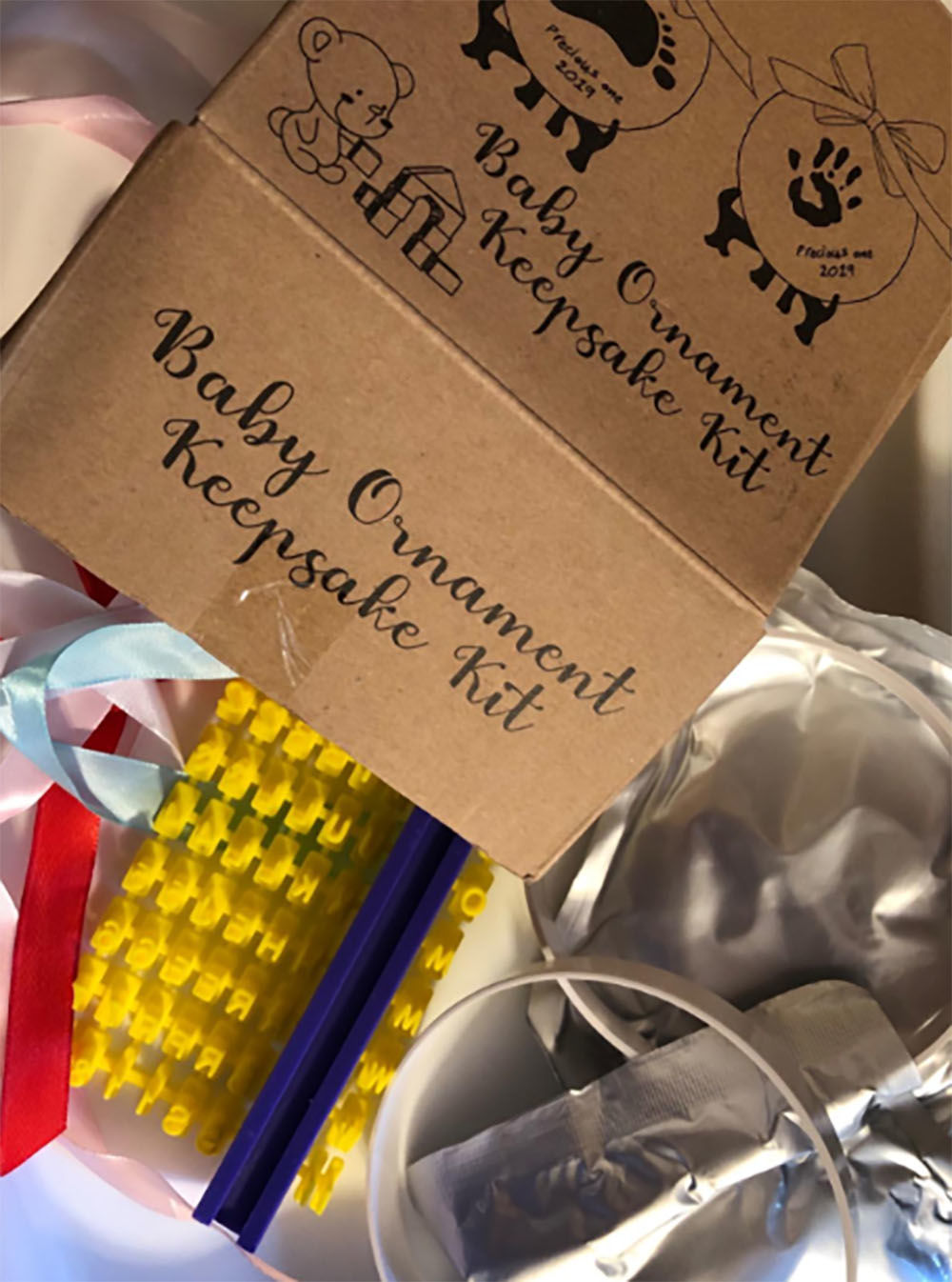 Customer photo review of Baby Handprint Keepsake Ornament