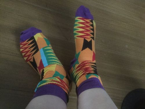 Customer photo review of The Classic Afrisocks Collection