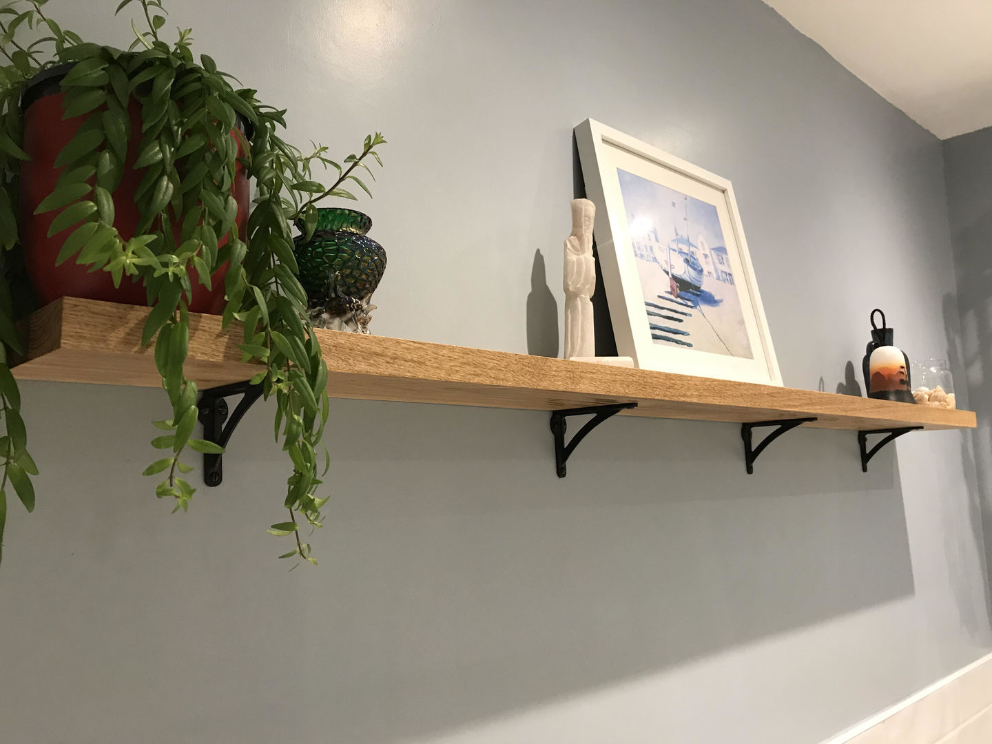 Customer photo review of 4.5 Inch Ironbridge Cast Iron Shelf Bracket
