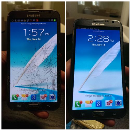 Customer photo review of Window Glass Crack Repair Tool