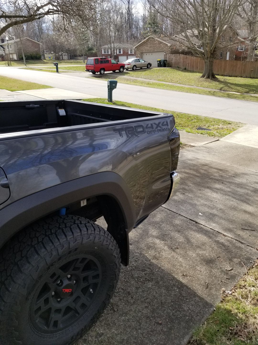 Customer photo review of Set of 2: TRD 4x4 off-road vinyl decal for 2016-2020 Toyota Tacoma Tundra