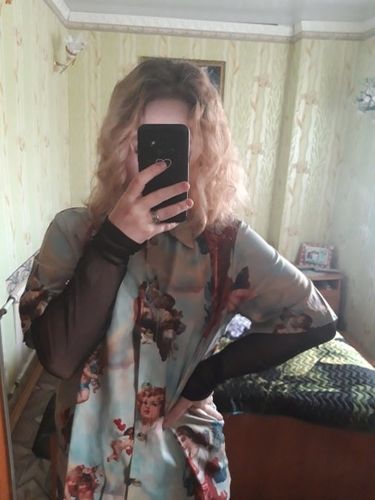 Customer photo review of Angel Print  shirt