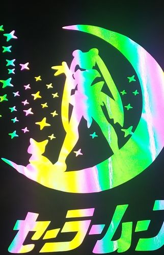 Customer photo review of "Reflective Sailor Moon " hoodie