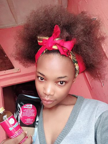 Customer photo review of Omez Beauty products  - Chebe Hair Grease