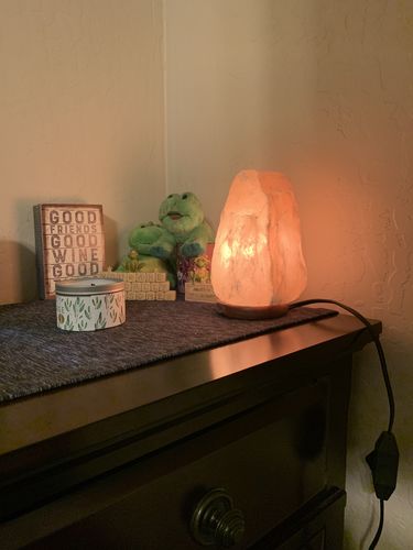 Customer photo review of Original Himalayan Salt Lamp (Medium)
