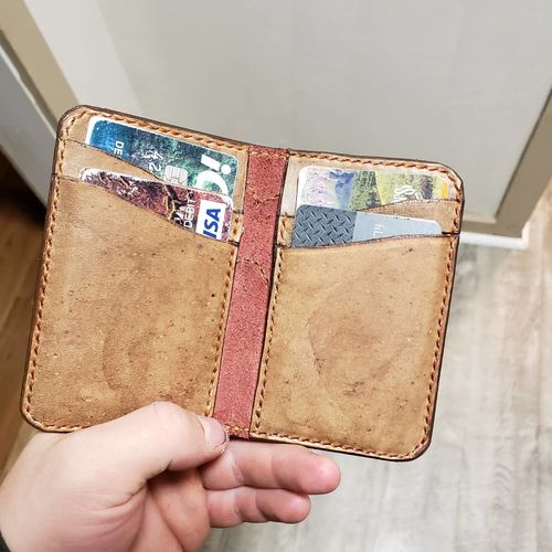 Customer photo review of No.68 | Western Vertical Wallet (Template)