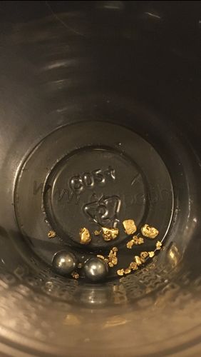 Customer photo review of *New* 2020 NUGGET RESERVE 'CLUNKER' Gold Paydirt Panning Unsearched