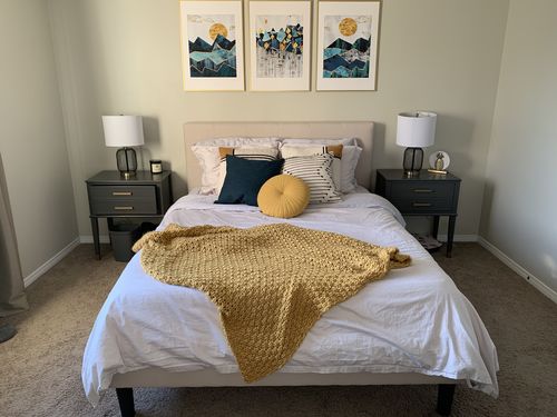 Customer photo review of Geometric Sun Landscape