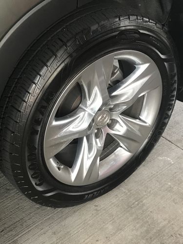 Customer photo review of blue shine™ | premium tire shine