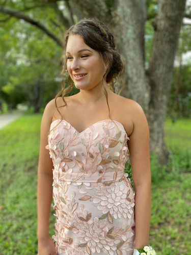 Customer photo review of Camilia Petal Gown - Pink