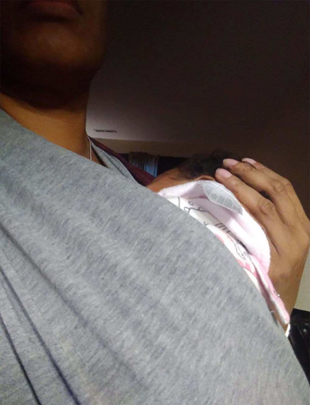 Customer photo review of Baby Wrap Carrier (40% OFF NOW!)