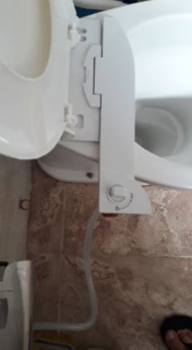 Customer photo review of EasyClean® Fresh Water Bidet Toilet Attachment