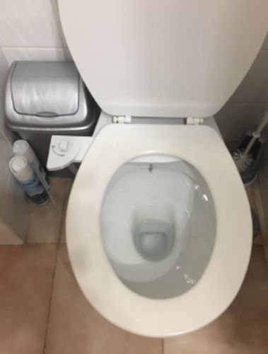 Customer photo review of EasyClean® Fresh Water Bidet Toilet Attachment