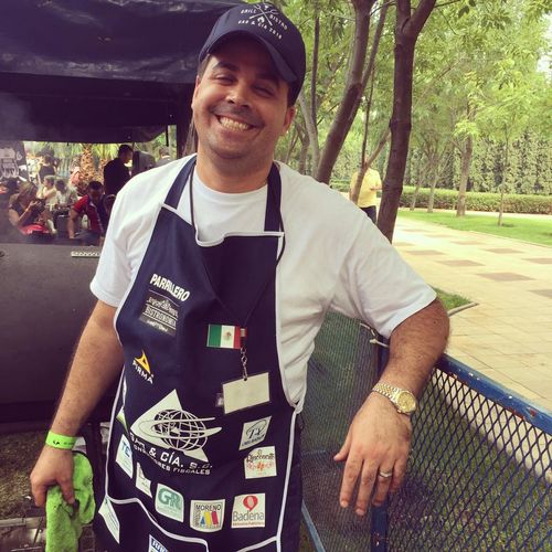 Reseña con foto de un cliente sobre Kit Carne Asada
