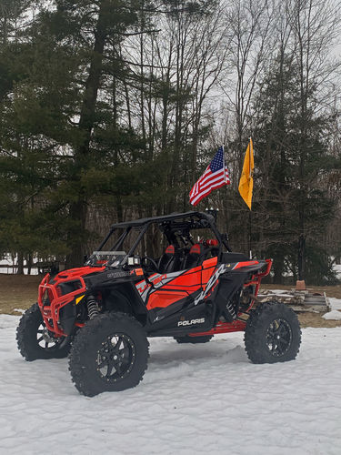 Customer photo review of Polaris RZR 1000XP Lower-Door OEM Graphics for 2-Door