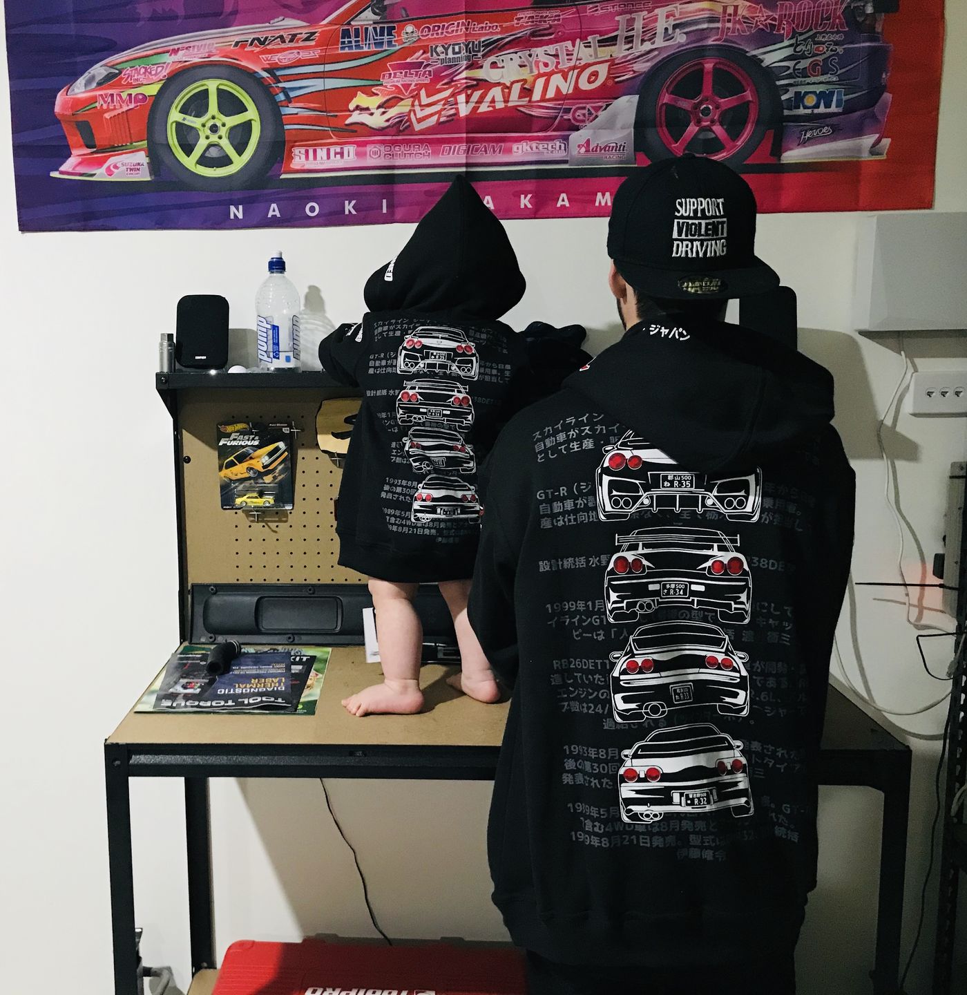 Customer photo review of Kids Nissan Skyline GTR Hoodie