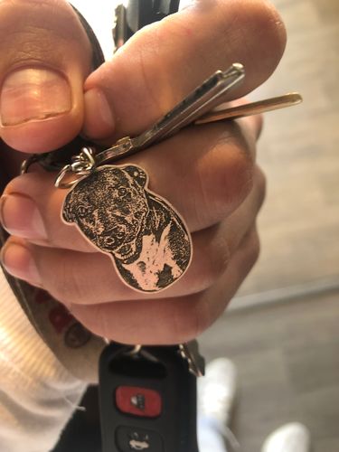 Customer photo review of Silvercut™ Keychain