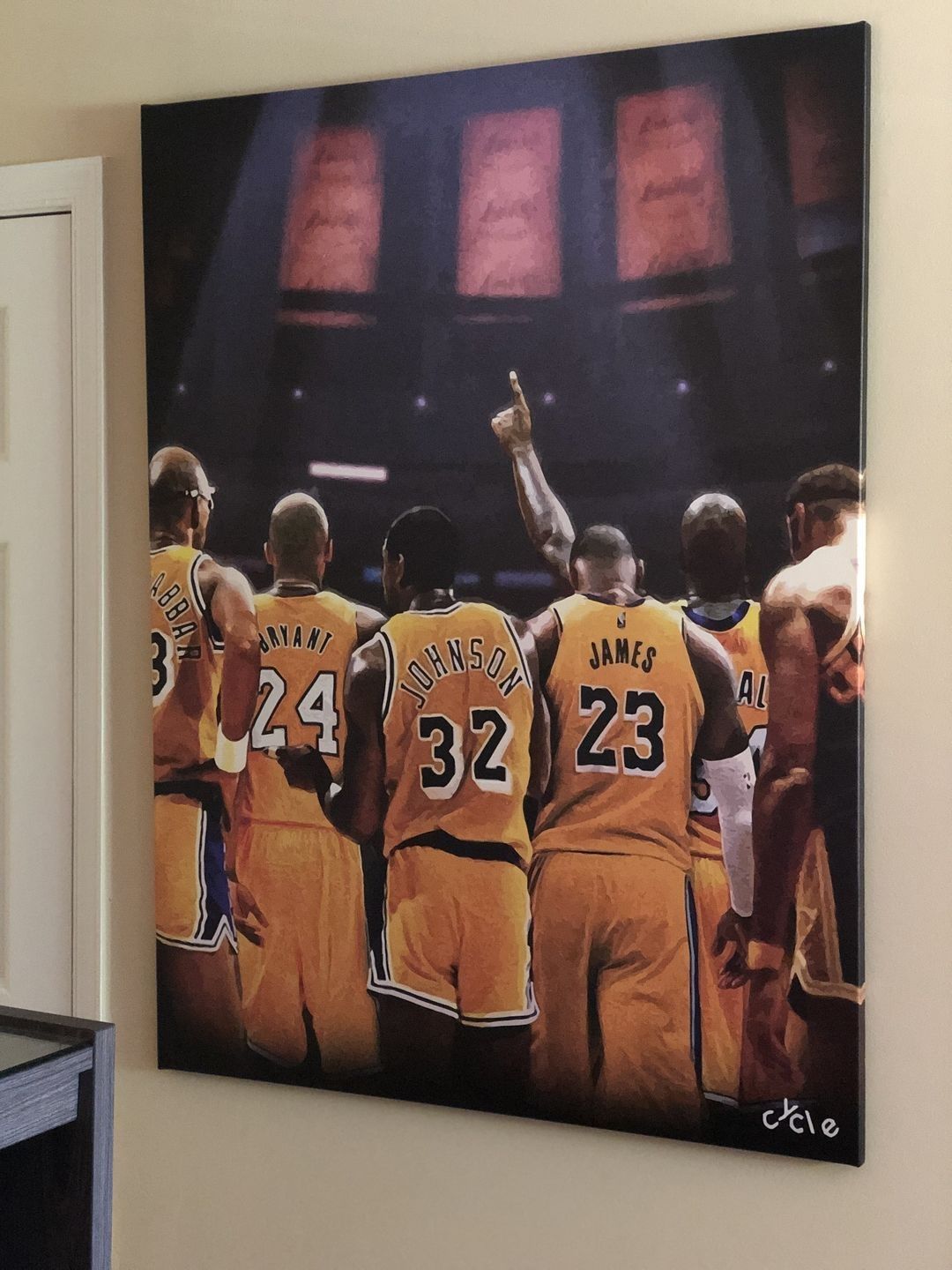 Customer photo review of Custom Canvas Prints | Decor Painting Wall Art Framed