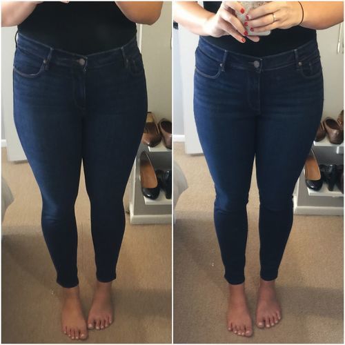 Customer photo review of Slim Fit Jeans Leggings