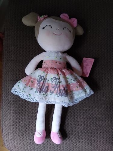 Customer photo review of Personalized Leya Doll Customized Baby Gift with Gift Bag - 5 Colors