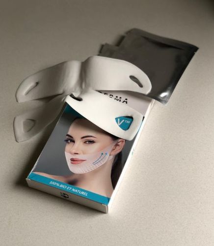 Customer photo review of DermaV™  |  Masque amincissant pour ovale du visage