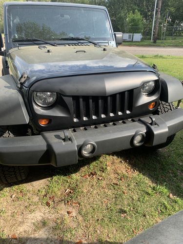 Customer photo review of Eagle Eye Black Grille for 07-18 Wrangler JK/ JKU (Matte Black, ABS)