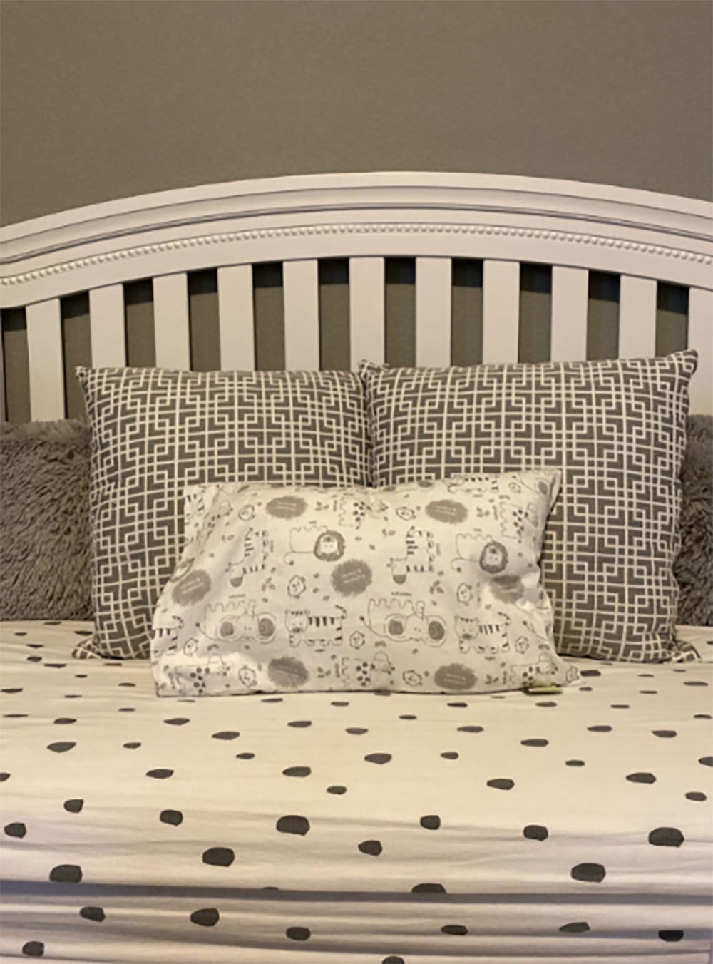 Customer photo review of Toddler Pillow with Cute Pillowcase