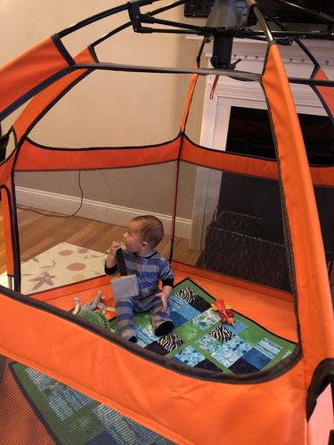 Customer photo review of Pop N' Go® Playpen