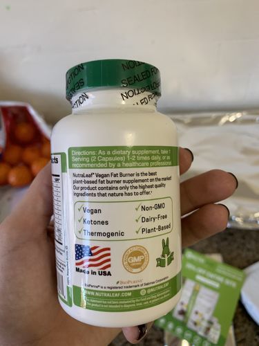 Customer photo review of NutraLeaf® Vegan Fat Burner