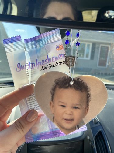 Customer photo review of Heart Air Freshener