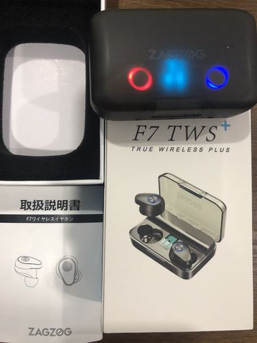 Customer photo review of Zagzog完全ワイヤレスイヤホンTWS-F7 Bluetooth5.0 自動ペアリング 3000mAh充電ケース（アマゾン期間限定 フラッシュセール：1655円）