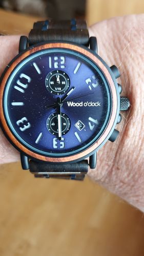Customer photo review of Wood o'clock - Blue Ocean