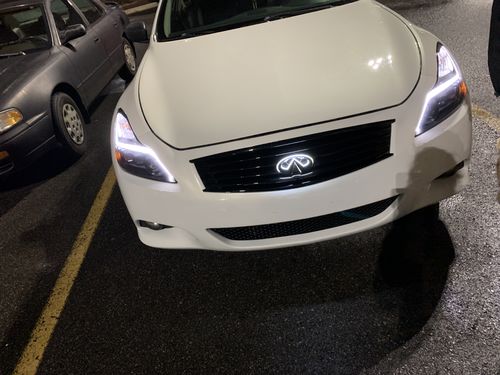 Customer photo review of Infiniti logo car led front emblem light