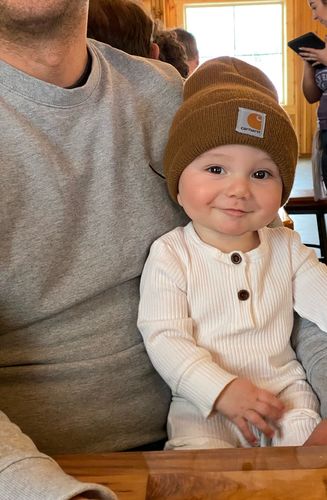 Customer photo review of Ribbed thermal romper - white