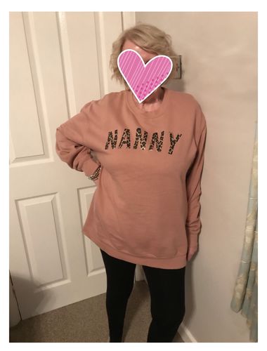 Customer photo review of Nanny Leopard Sweatshirt 00 (MRK X)