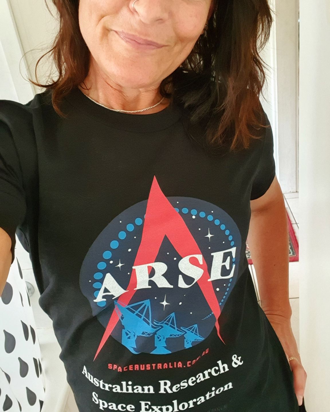 Customer photo review of Launch Tee - Black