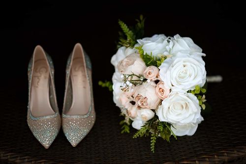 Customer photo review of Candice Heel Pumps