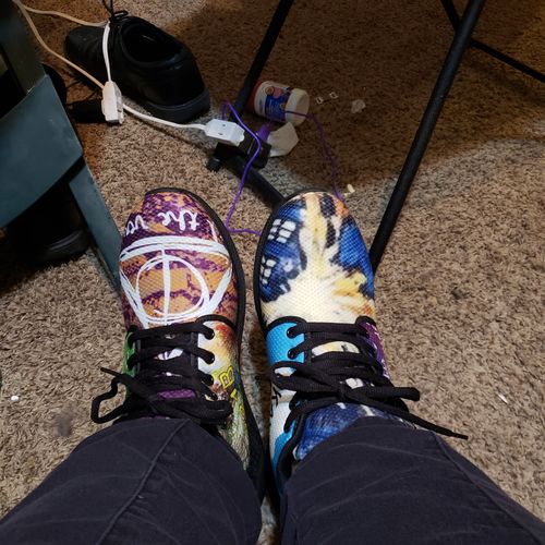 Customer photo review of Harry Potter - Doctor Who Women's Athletic Sneakers HP0084
