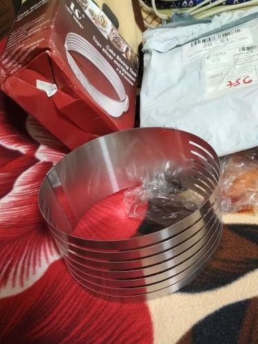 Customer photo review of Coupe Gateau - 5 Formes