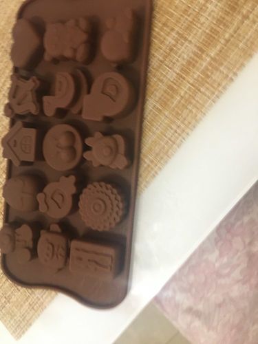 Customer photo review of Moule Silicone Chocolat