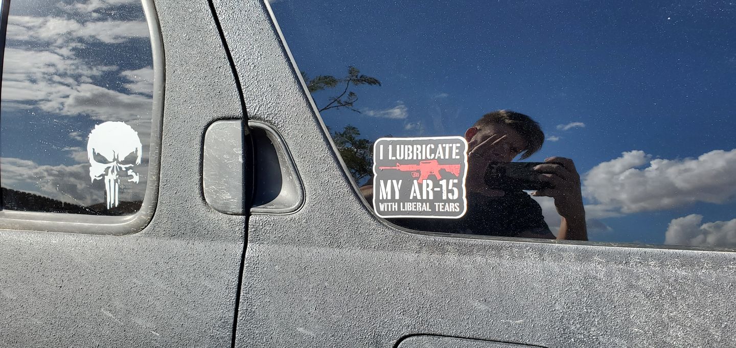 Customer photo review of I Lubricate My AR15 with Liberal Tears Decal