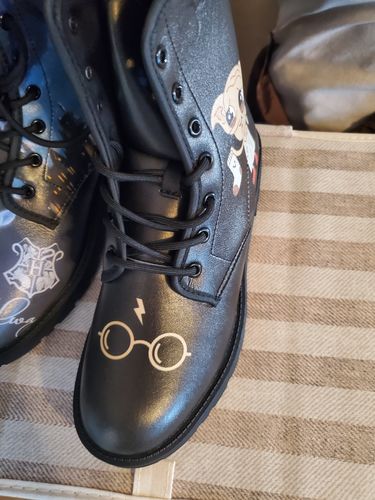 Customer photo review of Harry Potter Dobby Women's Leather Boots HP0113