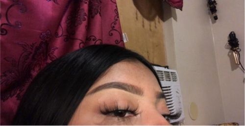 Customer photo review of Kishi Lashes Mix Kit - 5 pairs included