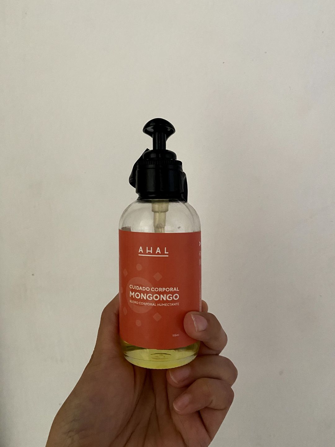 Customer photo review of Suero Corporal Humectante Mongongo con Pachuli