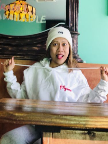 Customer photo review of Filipina Embroidered Hoodie
