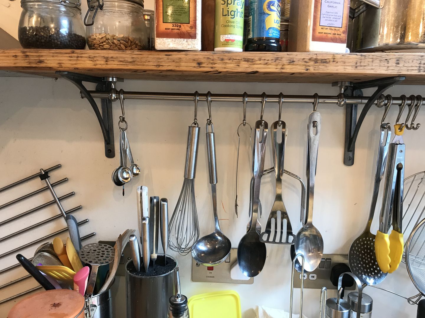 Customer photo review of 8 Inch Ironbridge Cast Iron Shelf Bracket