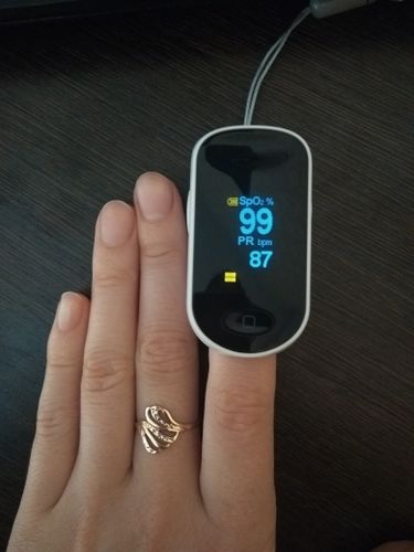 Customer photo review of MedicPure™ Digital Fingertip pulse Oximeter 2.0