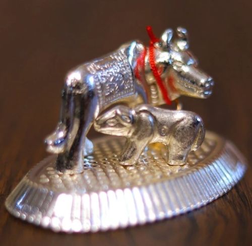 Customer photo review of Mini Cow & Calf Silver
