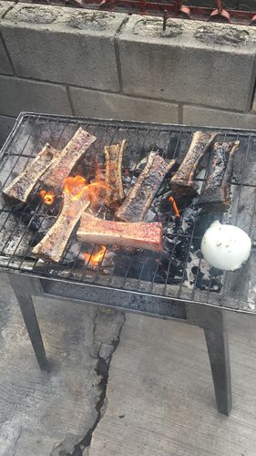 Reseña con foto de un cliente sobre Hueso Tuetanero en Canoa